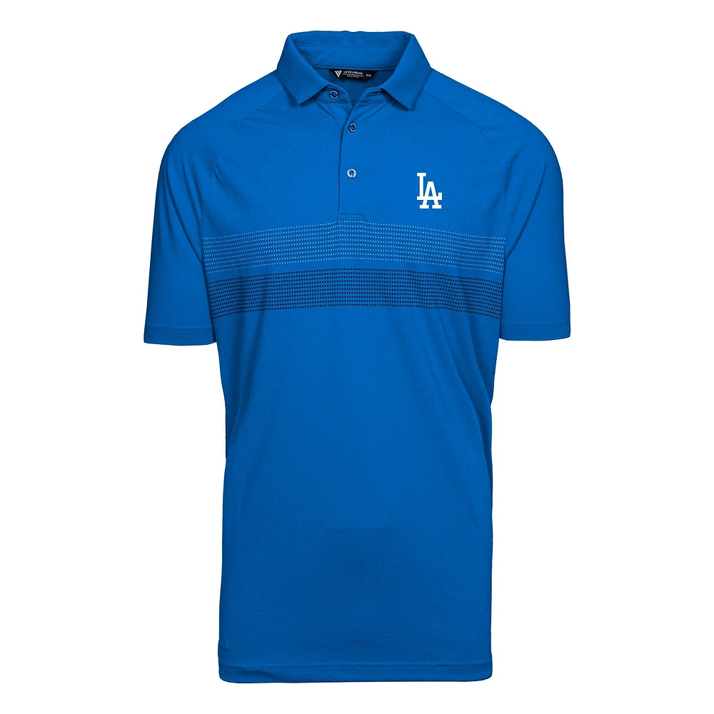 Men's Levelwear Royal Los Angeles Dodgers Mason Insignia 2.0 Polo