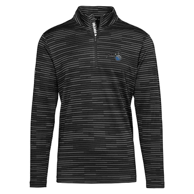 Men's Levelwear Black Orlando Magic Gear Insignia Core Quarter-Zip Pullover Top