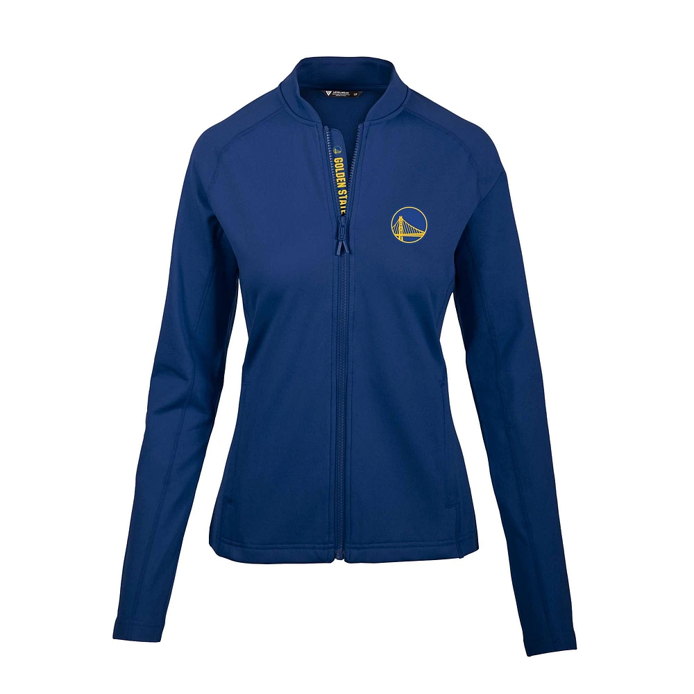 Women's Levelwear Royal Golden State Warriors Ezra Insignia Core Full-Zip Jacket