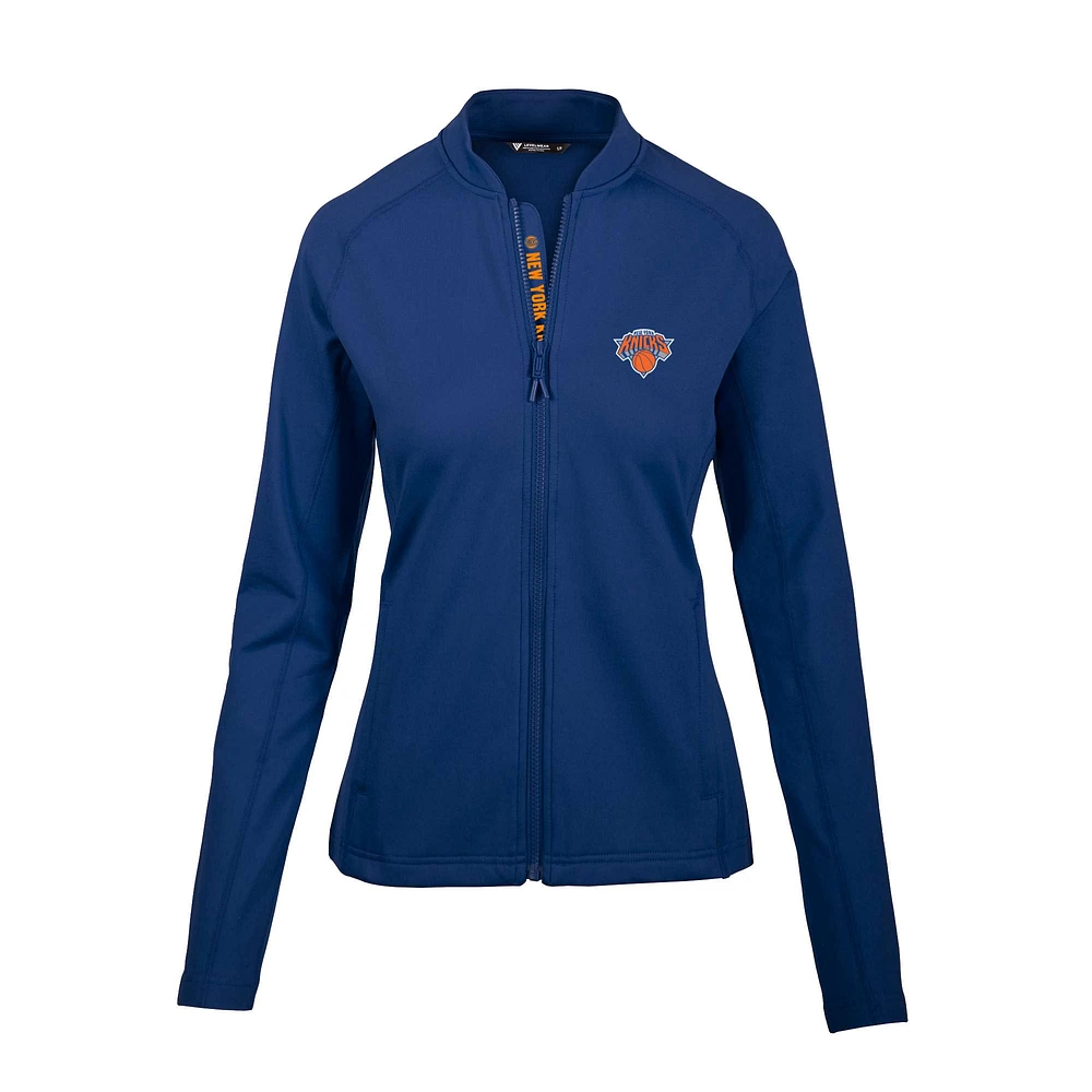Women's Levelwear Royal New York Knicks Ezra Insignia Core Full-Zip Jacket