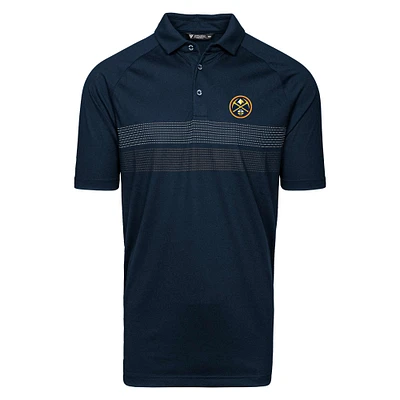 Men's Levelwear Navy Denver Nuggets Mason Insignia Core Polo