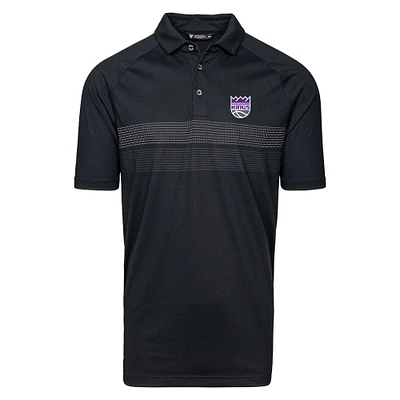Men's Levelwear Black Sacramento Kings Mason Insignia Core Polo