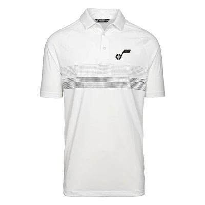 Men's Levelwear White Utah Jazz Mason Insignia Core Polo