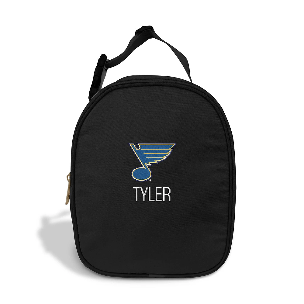 Chad & Jake Black St. Louis Blues Personalized Insulated Lunchbox