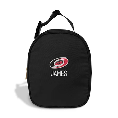 Chad & Jake Black Carolina Hurricanes Personalized Insulated Lunchbox