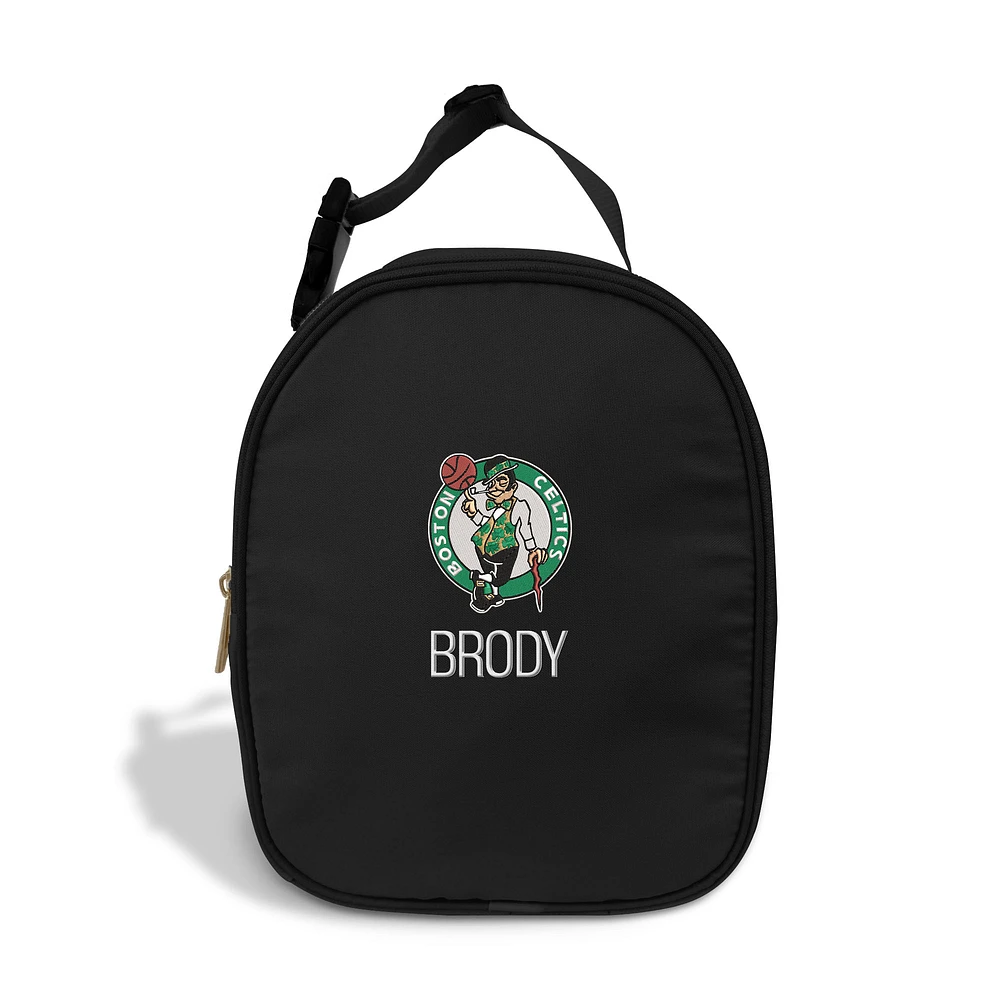 Chad & Jake Black Boston Celtics Personalized Insulated Lunchbox