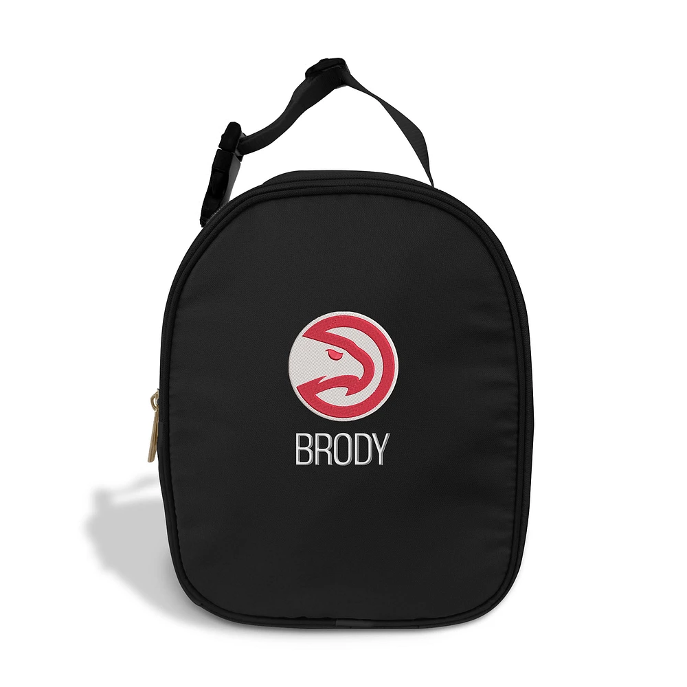 Chad & Jake Black Atlanta Hawks Personalized Insulated Lunchbox