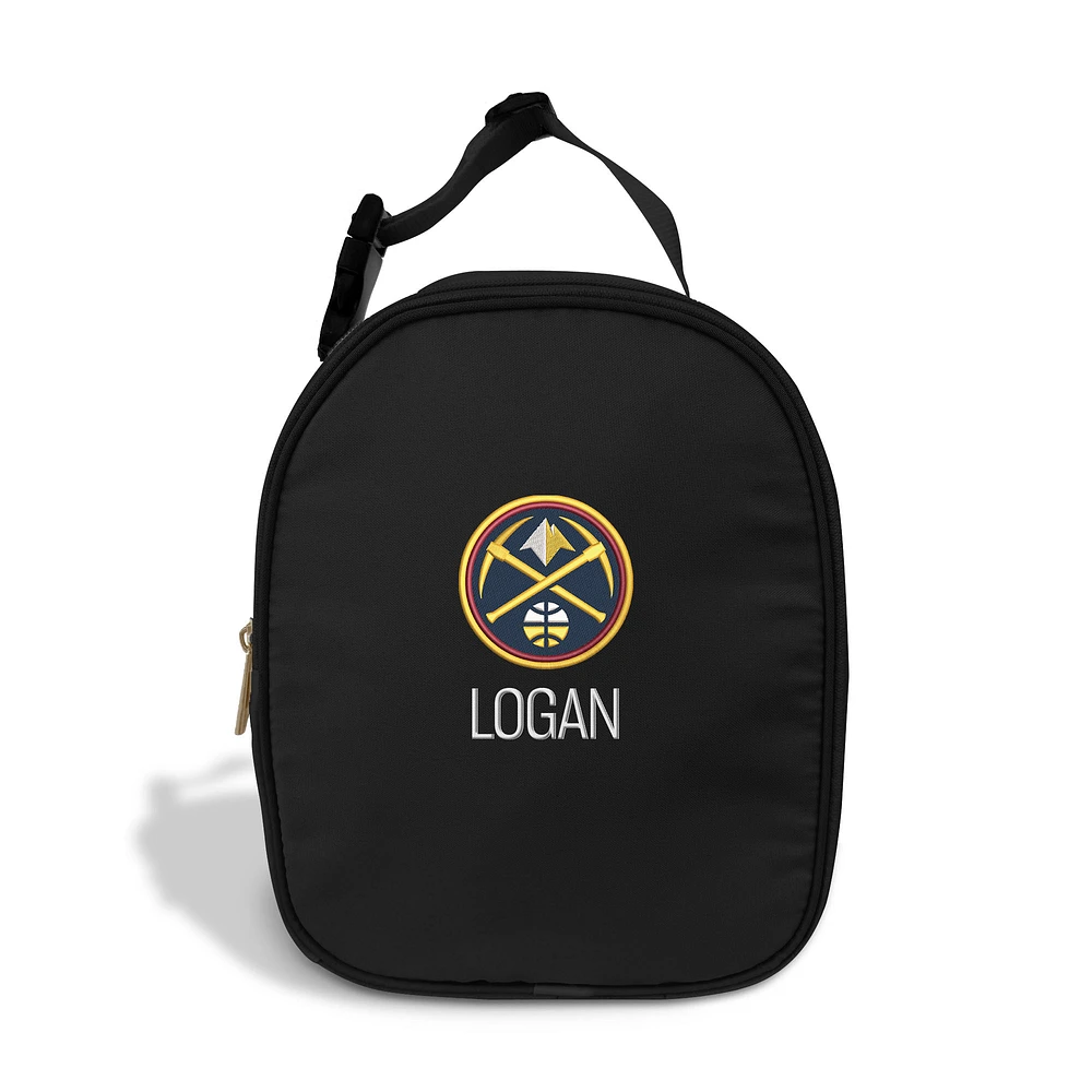 Chad & Jake Black Denver Nuggets Personalized Insulated Lunchbox