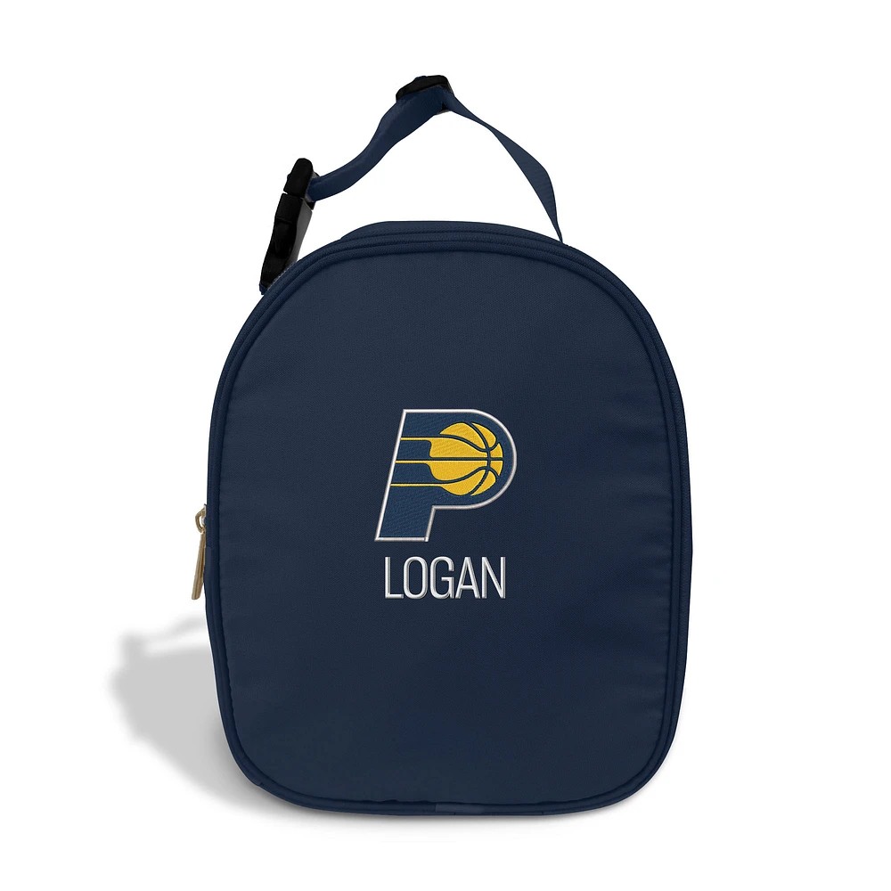 Chad & Jake Navy Indiana Pacers Personalized Insulated Lunchbox