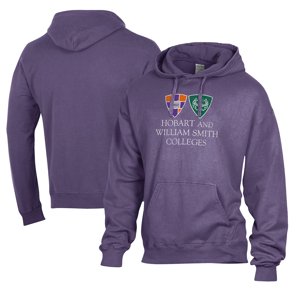 Men's Comfort Wash Hobart & William Smith Colleges Lightweight Fleece Pullover Hoodie