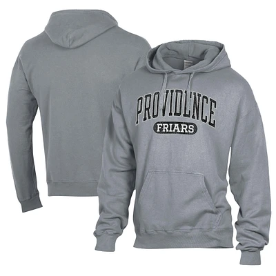 Men's Comfort Wash Gray Providence Friars Lightweight Fleece Pullover Hoodie