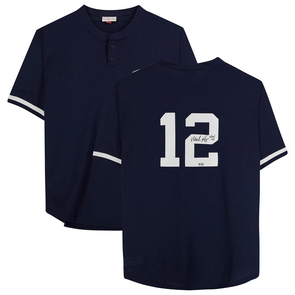 Wade Boggs New York Yankees Autographed Mitchell & Ness Jersey with Inscription
