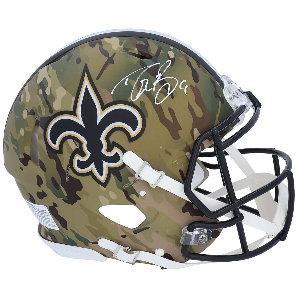 Drew Brees New Orleans Saints Autographed Riddell Authentic Helmet