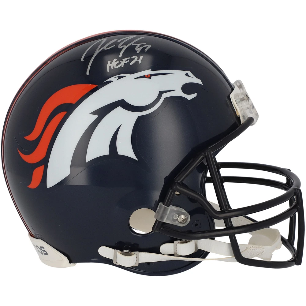 John Lynch Denver Broncos Autographed Riddell Helmet with Inscription