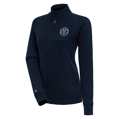 Women's Antigua Navy New York City FC Victory Full-Zip Jacket