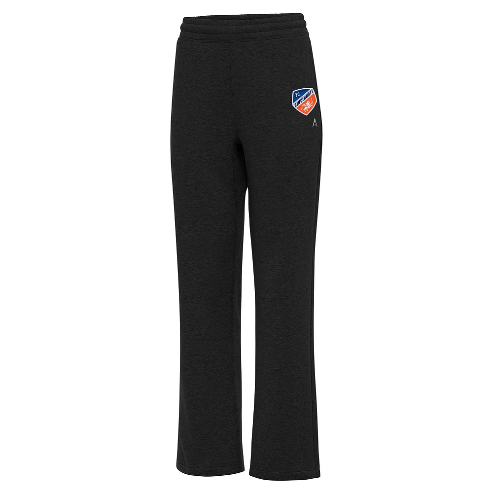 Women's Antigua Black FC Cincinnati Victory Sweatpants