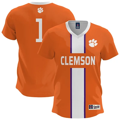 Men's GameDay Greats Orange Clemson Tigers Lightweight Soccer Fashion Jersey
