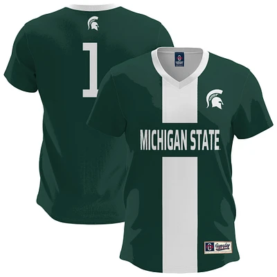 Men's GameDay Greats Green Michigan State Spartans Lightweight Soccer Fashion Jersey