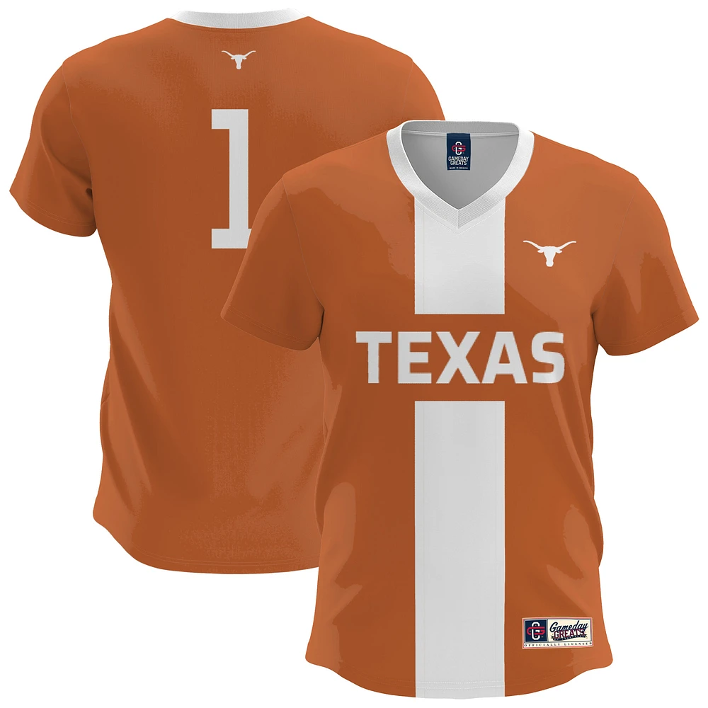 Youth GameDay Greats Burnt Orange Texas Longhorns Lightweight Soccer Fashion Jersey