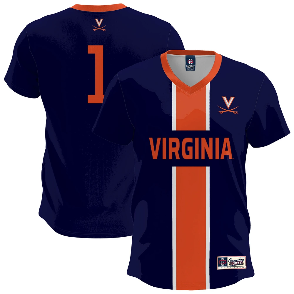 Youth GameDay Greats Navy Virginia Cavaliers Lightweight Soccer Fashion Jersey