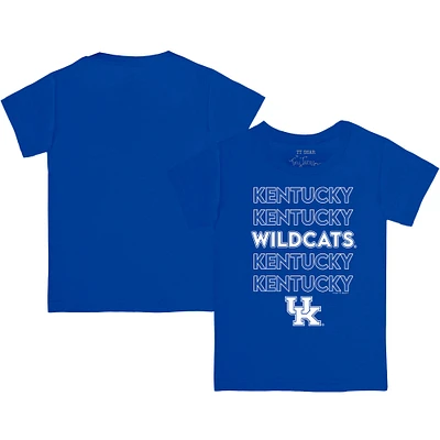 Toddler Tiny Turnip Royal Kentucky Wildcats Stacked T-Shirt