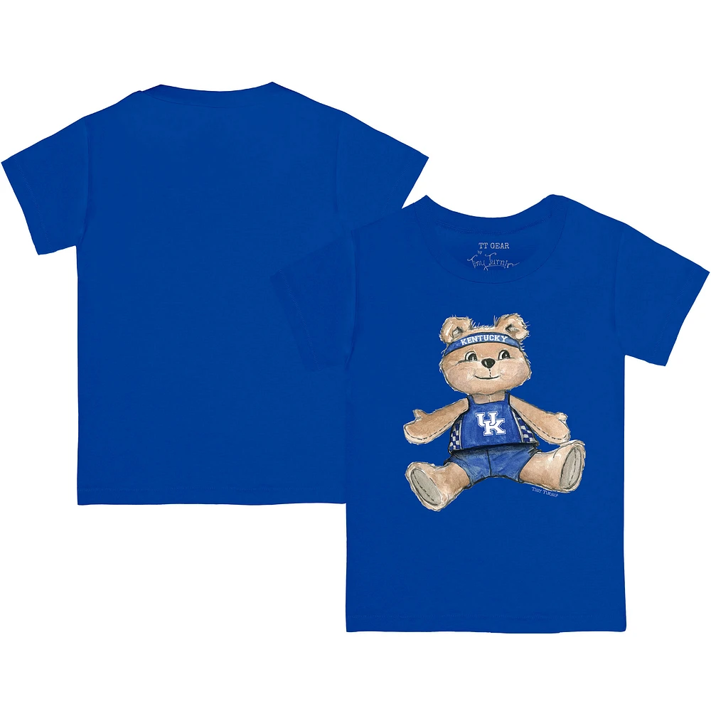 Toddler Tiny Turnip Royal Kentucky Wildcats Teddy T-Shirt