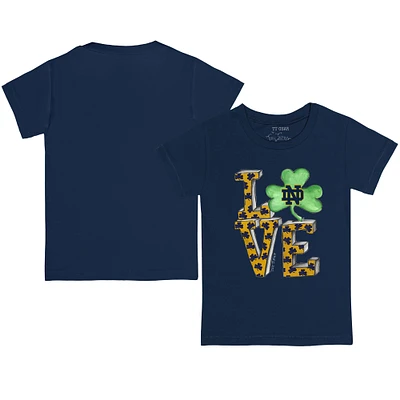 Youth Tiny Turnip Navy Notre Dame Fighting Irish Love T-Shirt