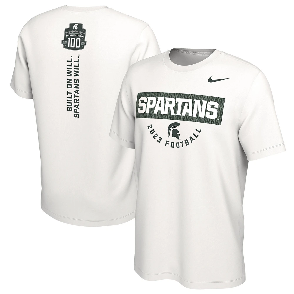 Men's Nike White Michigan State Spartans 2023 Fan T-Shirt