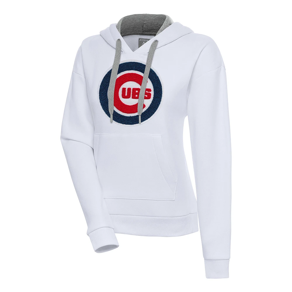 Women's Antigua Chicago Cubs Victory Pullover Hoodie