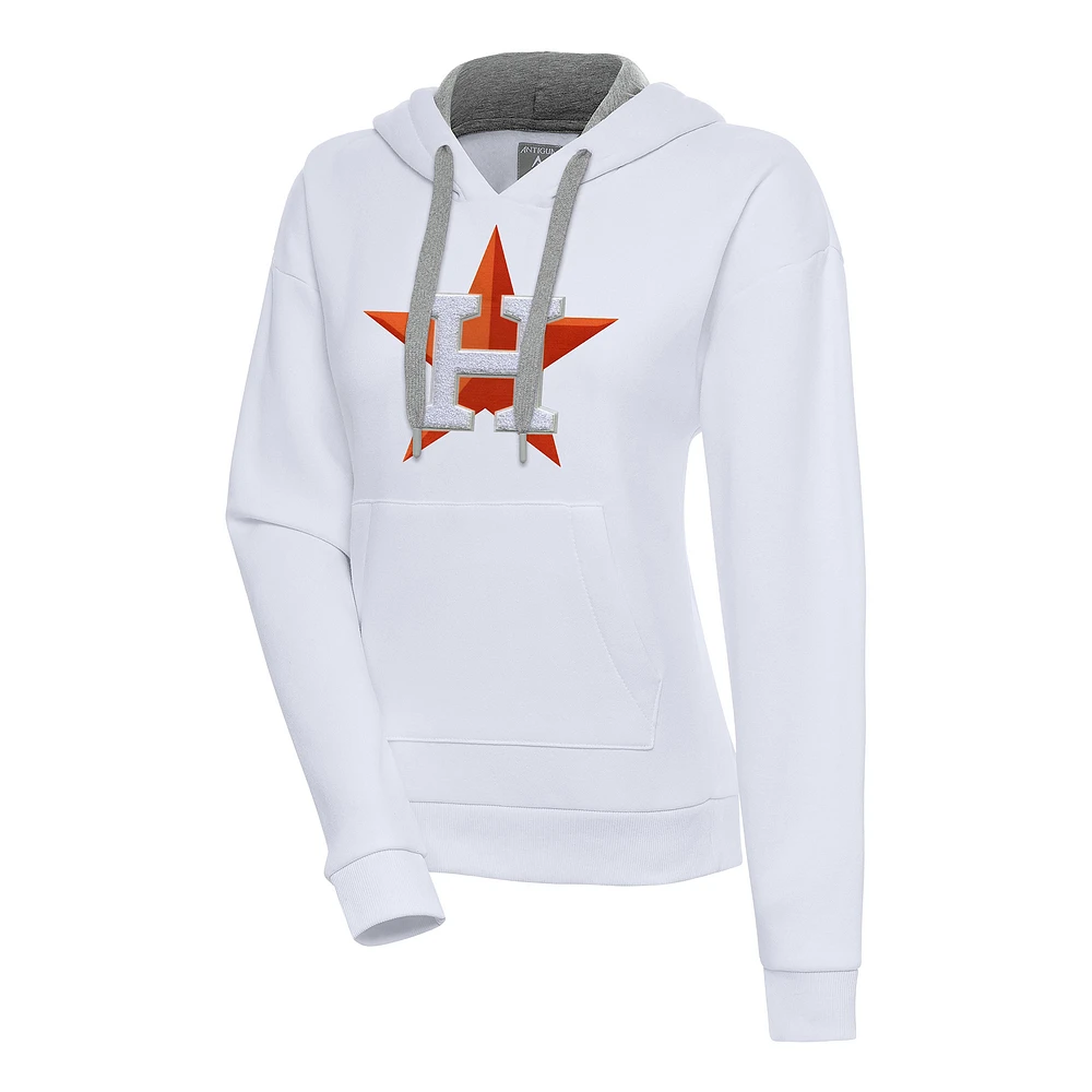 Women's Antigua Houston Astros Victory Pullover Hoodie