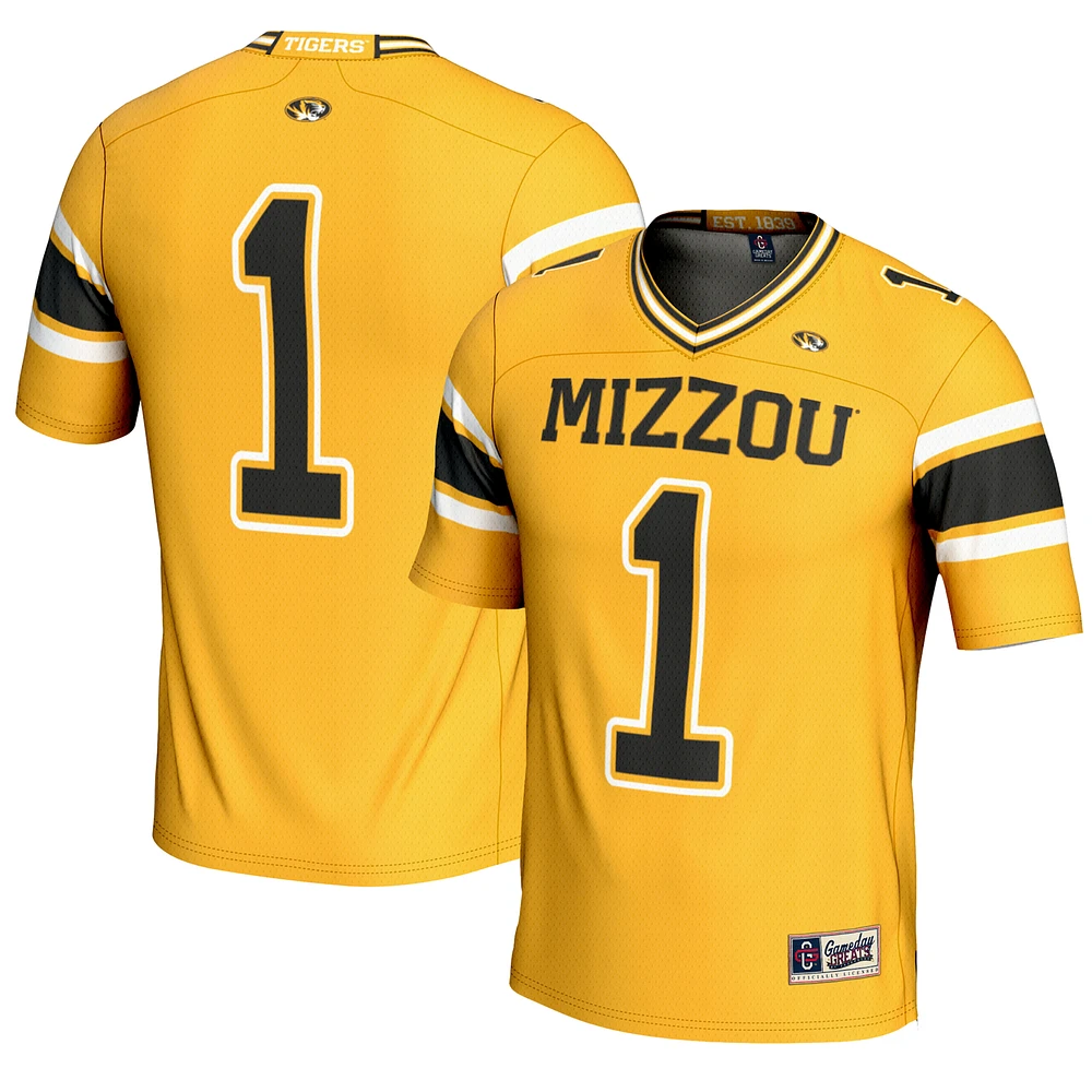 Youth GameDay Greats #1 Gold Missouri Tigers Football Jersey