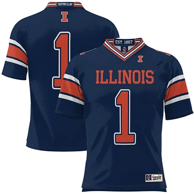 Youth GameDay Greats #1 Navy Illinois Fighting Illini Football Jersey