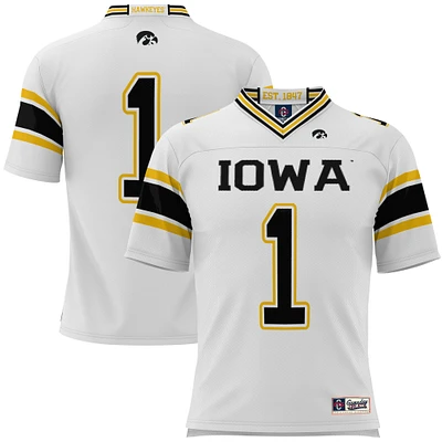 Youth GameDay Greats #1 White Iowa Hawkeyes Football Jersey