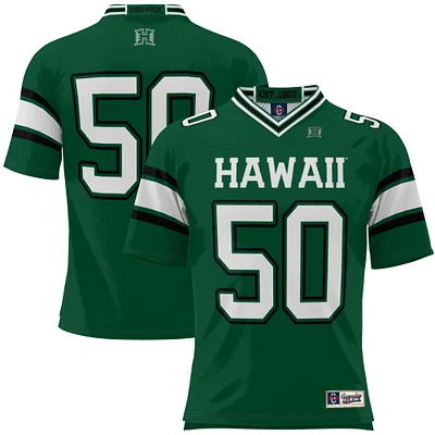 Youth GameDay Greats #50 Hawaii Rainbow Warriors Football Jersey
