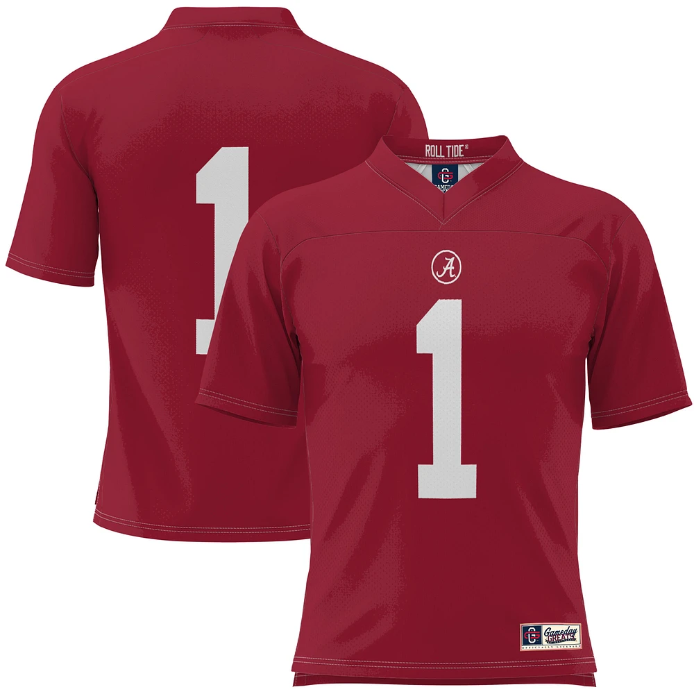 Youth GameDay Greats #1 Crimson Alabama Tide Football Jersey