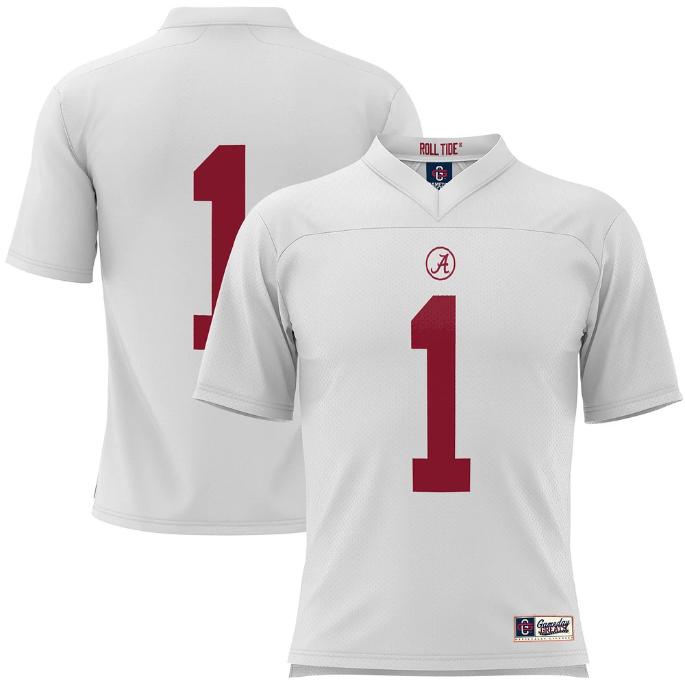 Youth GameDay Greats #1 White Alabama Crimson Tide Football Jersey