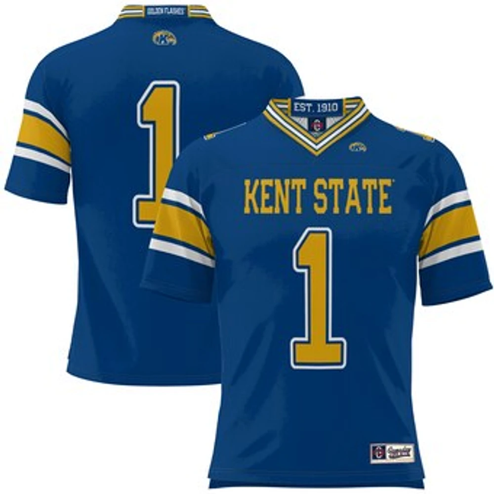 Men's GameDay Greats #1 Navy Kent State Golden Flashes Football Jersey