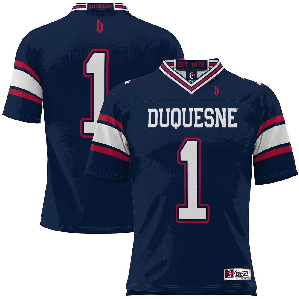 Men's GameDay Greats #1 Duquesne Dukes Football Jersey