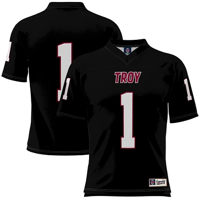 Men's GameDay Greats #1 Black Troy University Trojans Football Jersey