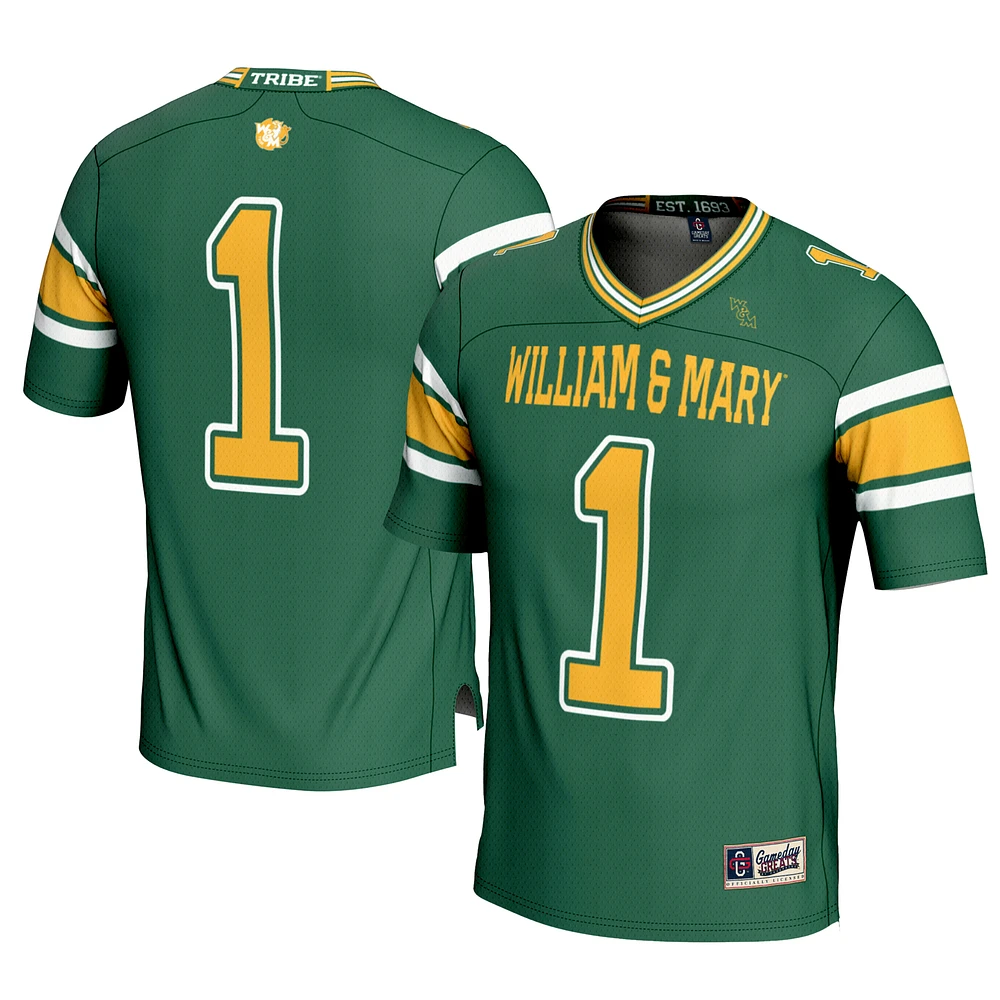 Men's GameDay Greats #1 William & Mary Tribe Football Jersey