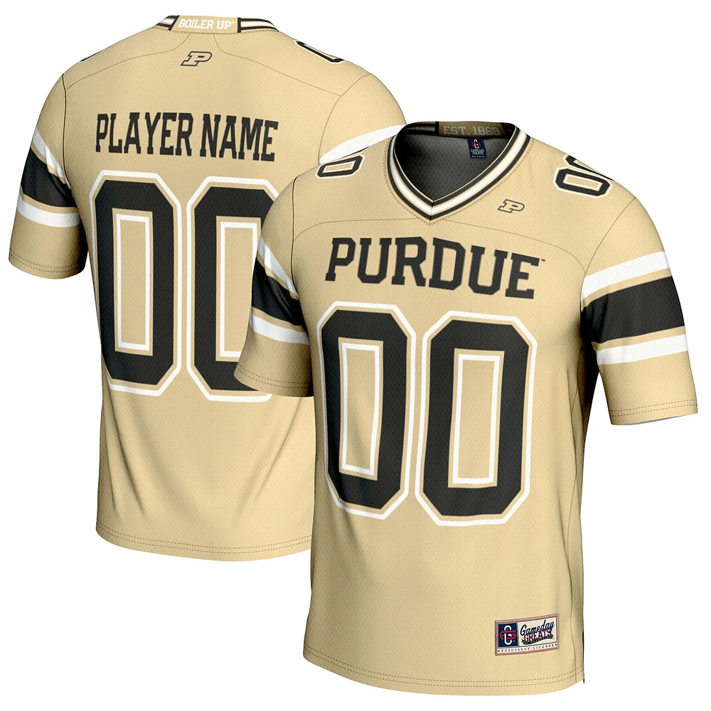 Youth GameDay Greats Gold Purdue Boilermakers NIL Pick-A-Player Football Jersey