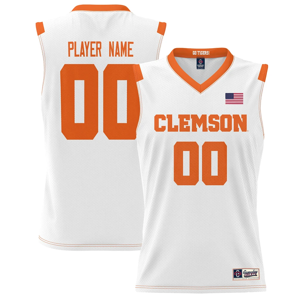Youth GameDay Greats Clemson Tigers NIL Pick-A-Player Lightweight Men's Basketball Jersey
