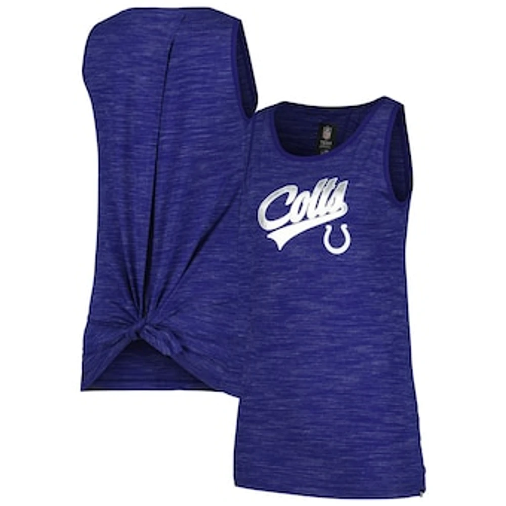 Women's New Era Royal Indianapolis Colts Space Dye Active Tank Top