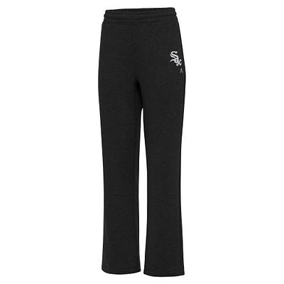 Women's Antigua Black Chicago White Sox Victory Sweatpants