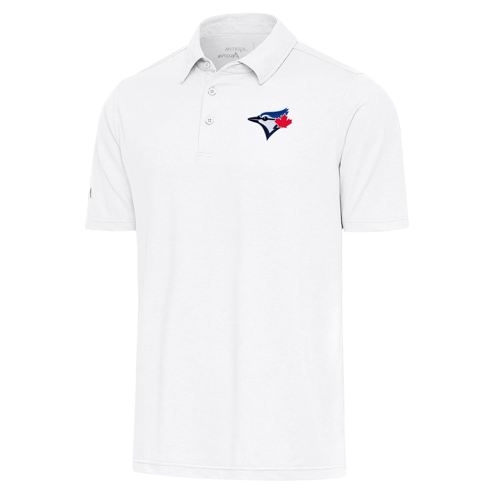 Men's Antigua White Toronto Blue Jays Par Polo