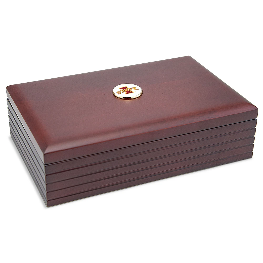 Iowa State Cyclones 6'' x 9'' Rosewood Desk Box