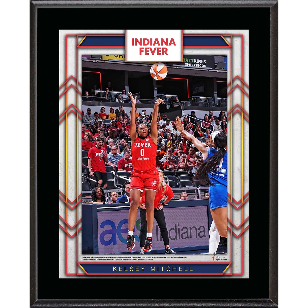 Kelsey Mitchell Indiana Fever 10.5" x 13" Sublimated Player Plaque