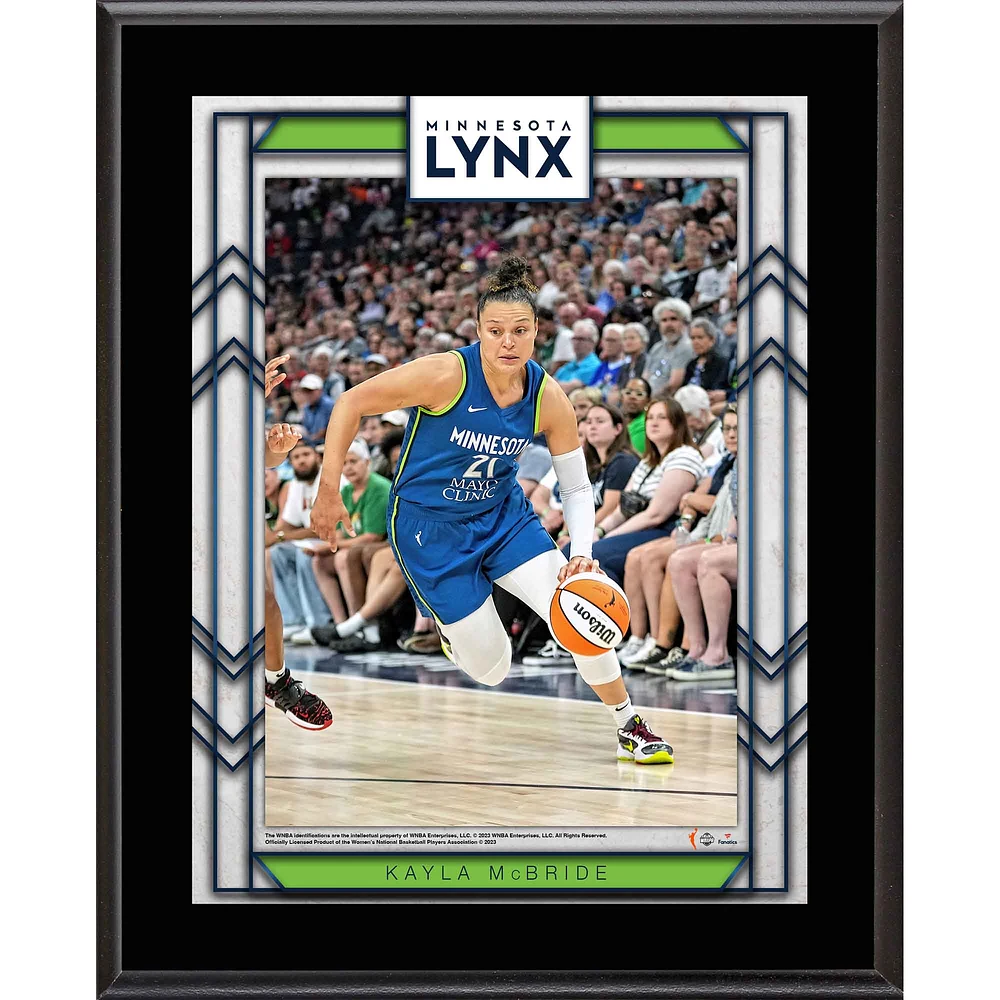 Kayla McBride Minnesota Lynx 10.5" x 13" Sublimated Player Plaque