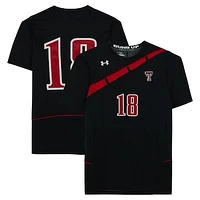 Texas Tech Red Raiders Team-Issued #18 Black Jersey from the Athletics Program