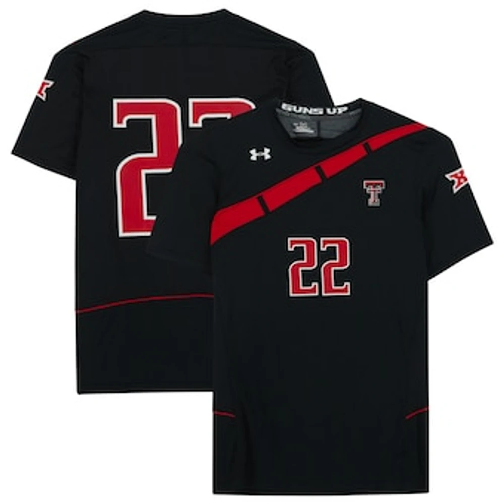 Texas Tech Red Raiders Team-Issued #22 Black Jersey from the Athletics Program